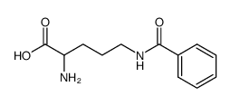N5-benzoyl-DL-ornithine Structure