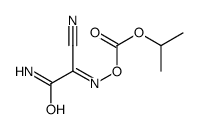 [(2-amino-1-cyano-2-oxoethylidene)amino] propan-2-yl carbonate结构式