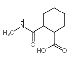 2-(methylcarbamoyl)cyclohexane-1-carboxylic acid Structure