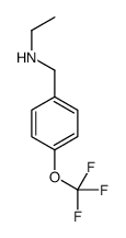 N-[[4-(trifluoromethoxy)phenyl]methyl]ethanamine Structure