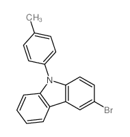 3-Bromo-9-(4-methylphenyl)-9H-carbazole Structure