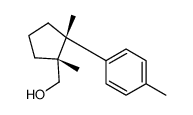 [(1R,2R)-1,2-dimethyl-2-(4-methylphenyl)cyclopentyl]methanol Structure
