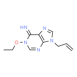 6H-Purin-6-imine,1-ethoxy-1,9-dihydro-9-(2-propenyl)-(9CI) Structure