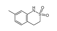 7-methyl-3,4-dihydro-2,1-benzothiazine 2,2-dioxide结构式