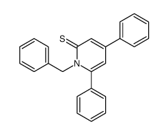 1-benzyl-4,6-diphenylpyridine-2-thione结构式