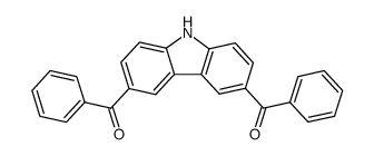3,6-dibenzoylcarbazole结构式