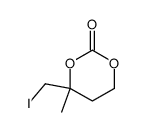 3-(iodomethyl)-3-methyl-2,6-dioxacyclohexanone结构式