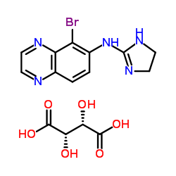 Brimonidine D-tartrate Structure