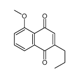 5-methoxy-2-propylnaphthalene-1,4-dione Structure