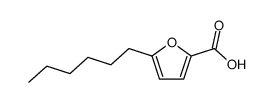 5-hexyl-furan-2-carboxylic acid Structure