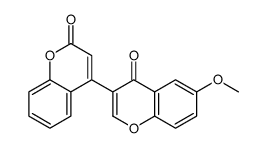6-methoxy-3-(2-oxochromen-4-yl)chromen-4-one Structure