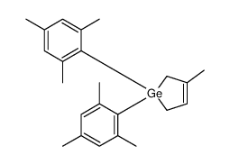 3-methyl-1,1-bis(2,4,6-trimethylphenyl)-2,5-dihydrogermole结构式