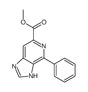 4-苯基-3H-咪唑并[4,5-c]吡啶-6-羧酸甲酯结构式