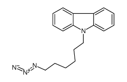 9-(6-azidohexyl)carbazole结构式
