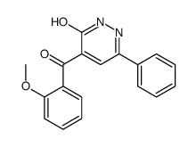 5-(2-methoxybenzoyl)-3-phenyl-1H-pyridazin-6-one结构式