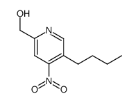 5-n-Butyl-4-nitro-2-hydroxymethylpyridin Structure