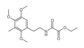 ethyl N-[2-(3-methyl-2,4,5-trimethoxyphenyl)ethyl]oxamate结构式