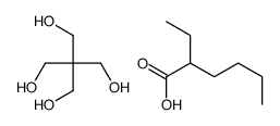 2,2-bis(Hydroxymethyl)-1,3-propanediol-2-ethylhexanoate Structure