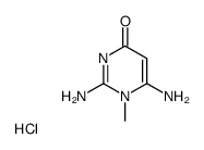 2,6-diamino-1-methyl-4-pyrimidone hemihydrochloride Structure