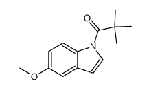 1-pivaloyl-5-methoxyindole结构式