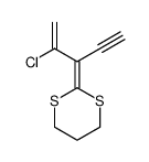 2-(2-chloropent-1-en-4-yn-3-ylidene)-1,3-dithiane结构式