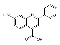 7-amino-2-phenyl-quinoline-4-carboxylic acid Structure