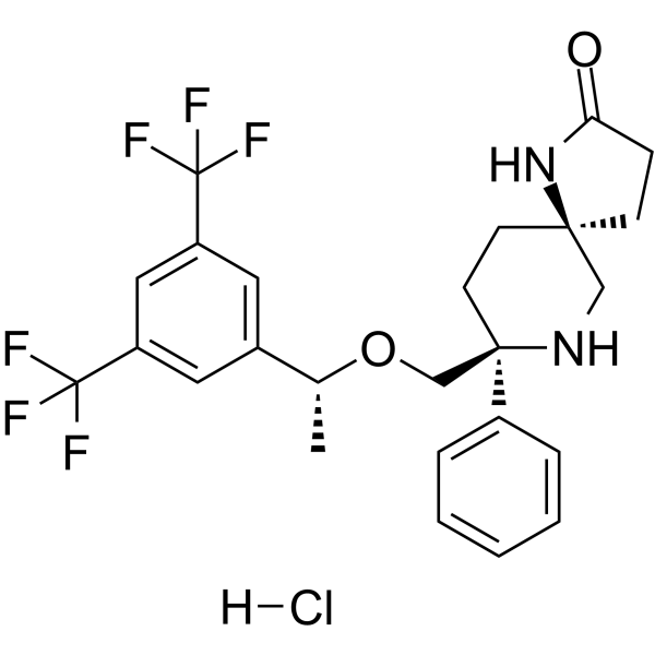 Rolapitant Hydrochloride Structure