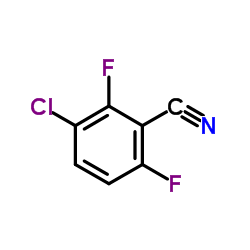 3-Chloro-2,6-difluorobenzonitrile Structure