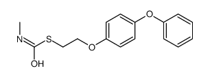 S-[2-(4-phenoxyphenoxy)ethyl] N-methylcarbamothioate结构式