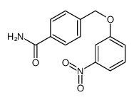 4-[(3-nitrophenoxy)methyl]benzamide结构式