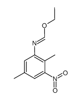 ethyl 2,5-dimethyl-3-nitrophenylimidoformate Structure