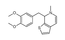7-[(3,4-dimethoxyphenyl)methyl]-6-methyl-7H-thieno[2,3-c]pyridine Structure