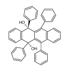 5r.6.11.12c-tetraphenyl-5.12-dihydro-naphthacenediol-(5.12t)结构式