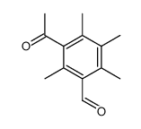3-acetyl-2,4,5,6-tetramethylbenzaldehyde Structure