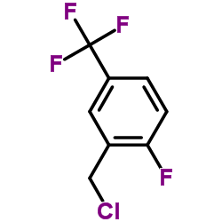 2-氟-5-(三氟甲基)氯苄结构式