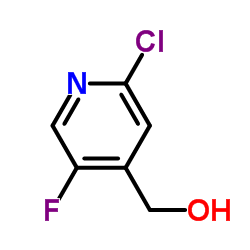 2-氯-4-羟甲基-5-氟吡啶结构式