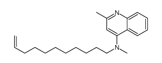 N,2-dimethyl-N-undec-10-enylquinolin-4-amine Structure