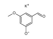 potassium salt of 3-hydroxy-5-methoxybenzaldehyde结构式