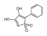 4-羟基-5-苯基-3(2H)-异噻唑酮 1,1-二氧化物结构式