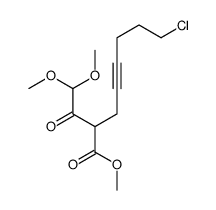 methyl 8-chloro-2-(2,2-dimethoxyacetyl)oct-4-ynoate Structure