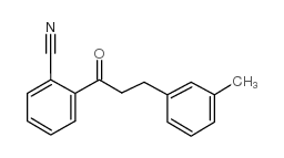 2'-CYANO-3-(3-METHYLPHENYL)PROPIOPHENONE结构式