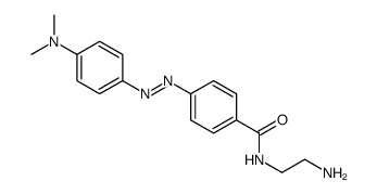 N-(2-aminoethyl)-4-[[4-(dimethylamino)phenyl]diazenyl]benzamide结构式