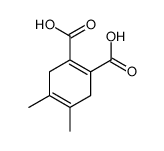4,5-dimethylcyclohexa-1,4-diene-1,2-dicarboxylic acid Structure