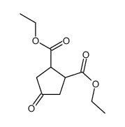 4-氧代环戊烷-1,2-二羧酸二乙酯结构式