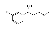 3-(dimethylamino)-1-(3-fluorophenyl)propan-1-ol Structure