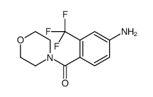 [4-amino-2-(trifluoromethyl)phenyl]-morpholin-4-ylmethanone Structure