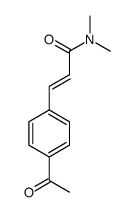 3-(4-acetylphenyl)-N,N-dimethylprop-2-enamide Structure