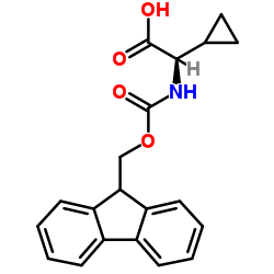 Fmoc-D-环丙基甘氨酸结构式