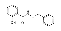 N-(benzyloxy)-2-hydroxybenzamide结构式
