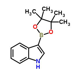 3-(4,4,5,5-tetramethyl-1,3,2-dioxaborolan-2-yl)-1H-indole Structure